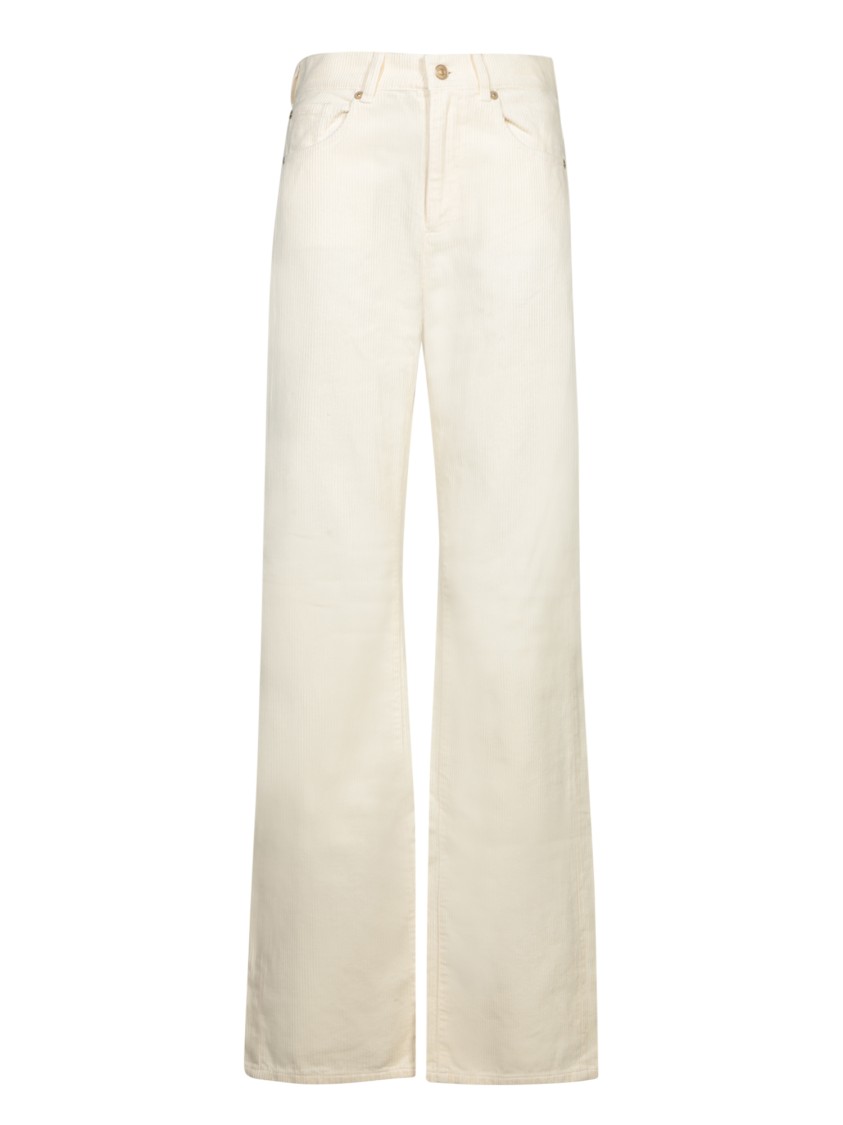 7 For All Mankind Trousers In White
