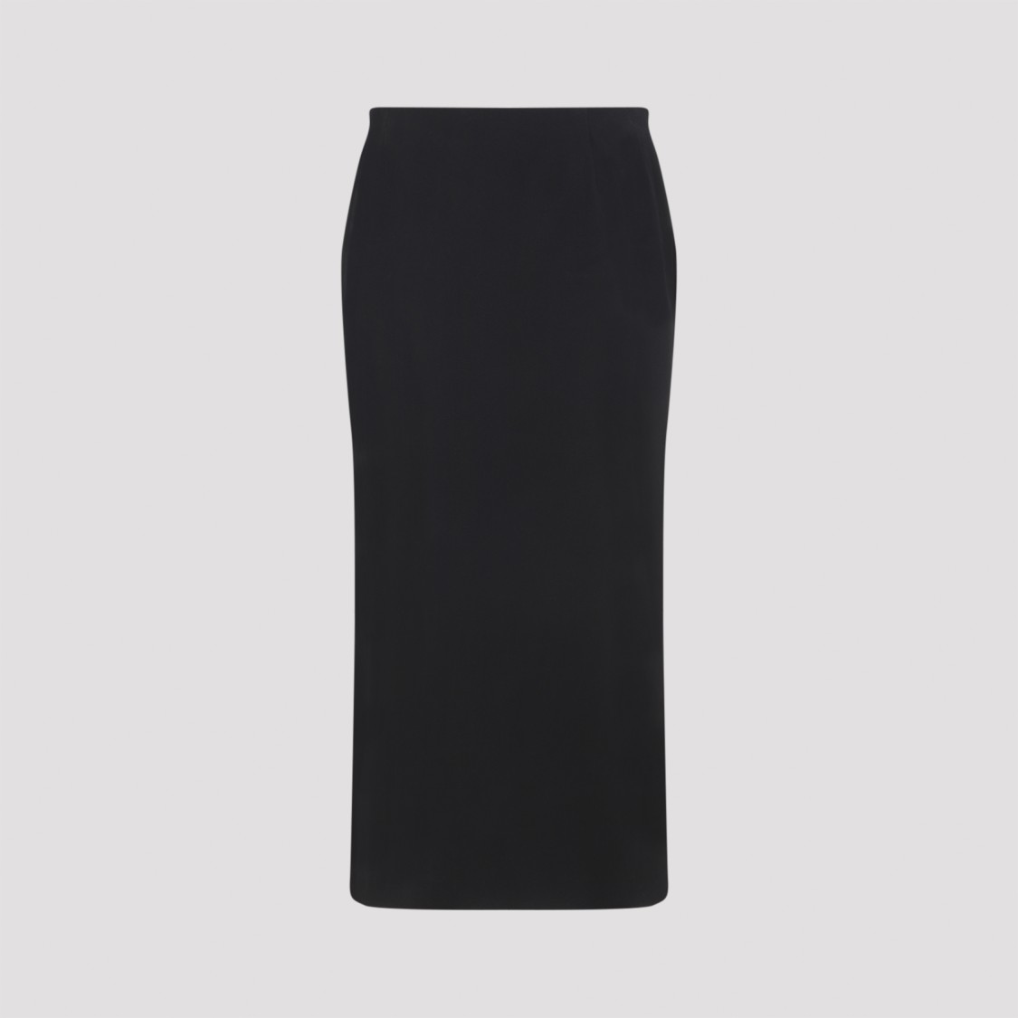 The Row Parma Stretch Virgin Wool Midi Skirt In Blue