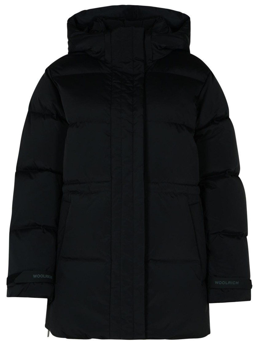 Woolrich Alsea Black Polyamide Down Jacket In Black