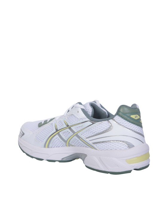 Shop Asics White And Green Gel-1130 Sneakers