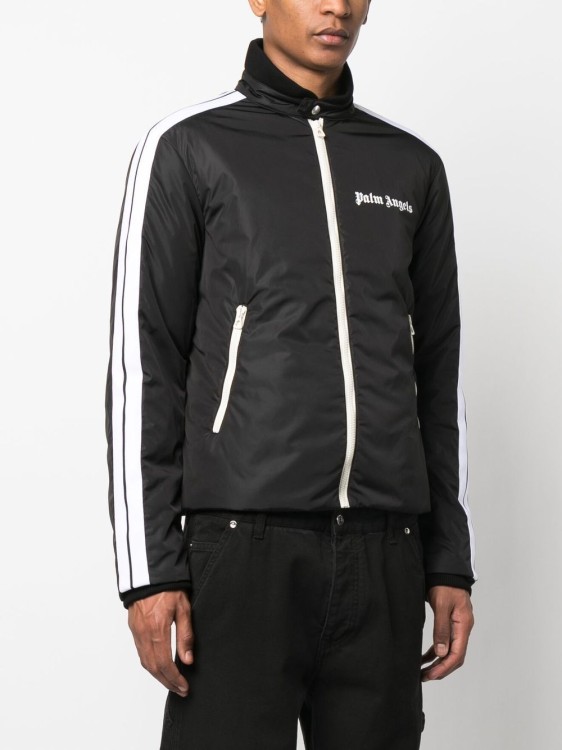 Palm Angels Black Track Jacket Casual Jacket | THE LIST