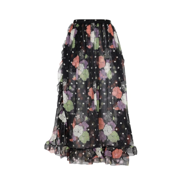 ETRO ETRO BLACK SILK SKIRT 