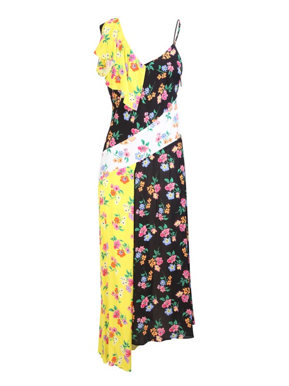 Shop Msgm All-over Print Multicolor Dress