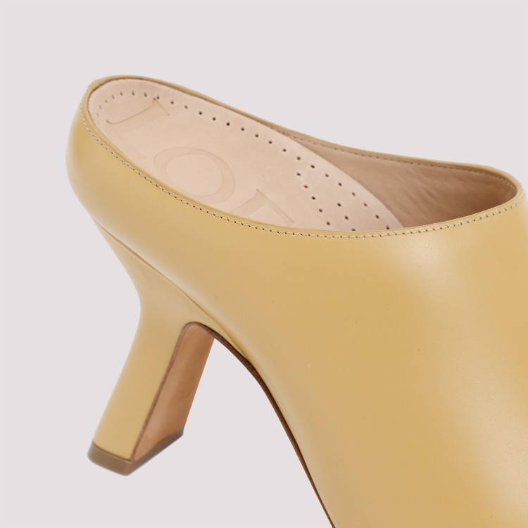 Loewe Terra 100 Leather Mules In Brown