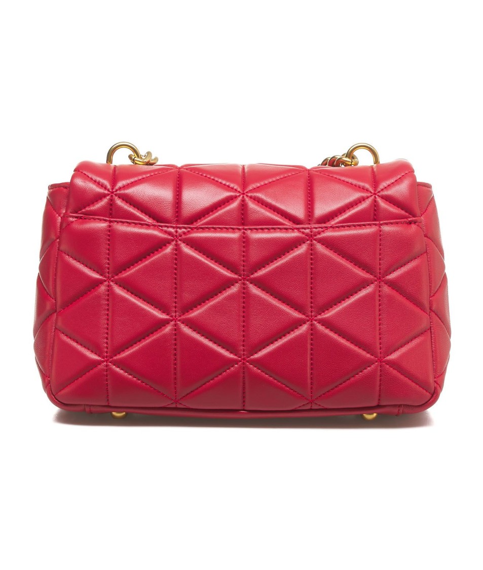 Shop La Carrie Red Leather Handbag "lea"