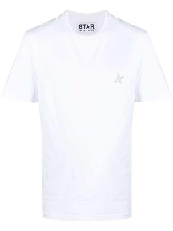 Golden Goose Star-patch T-shirt In White