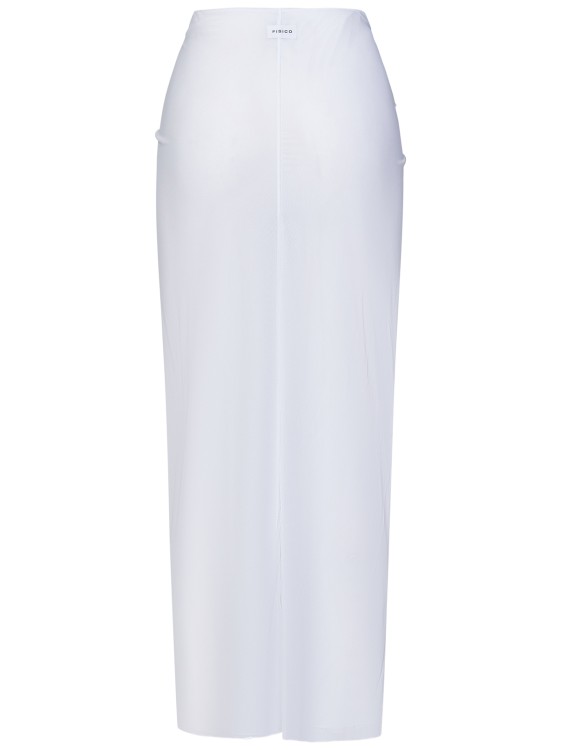 Shop Fisico White Long Skirt