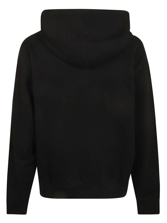 Shop Jil Sander Zipped Cotton Hoodie In Black