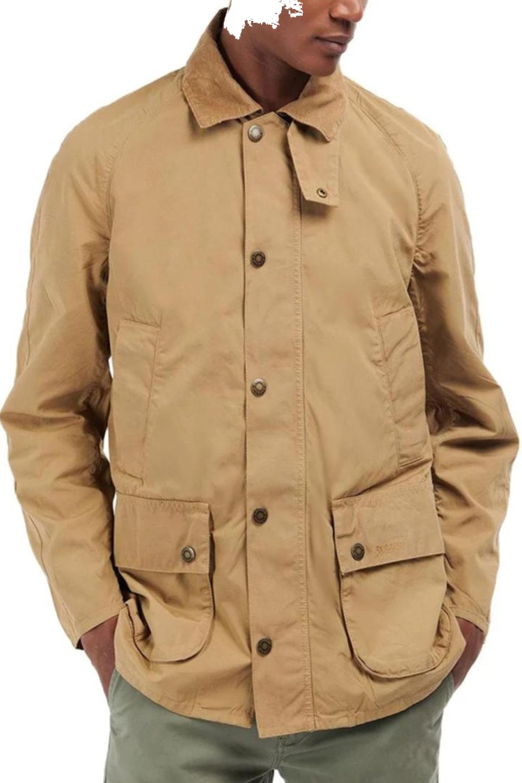 Shop Barbour Beige Ashby Jacket In Brown