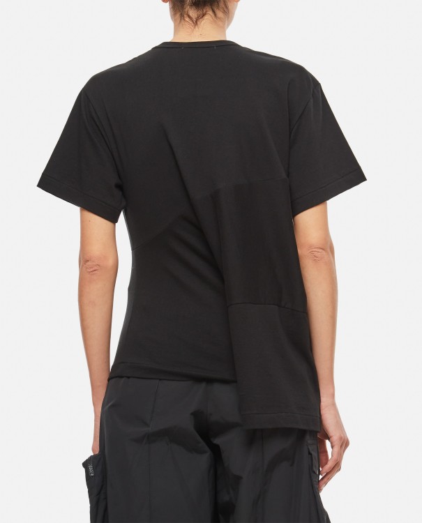 Shop Comme Des Garçons Cotton Jersey T-shirt In Black