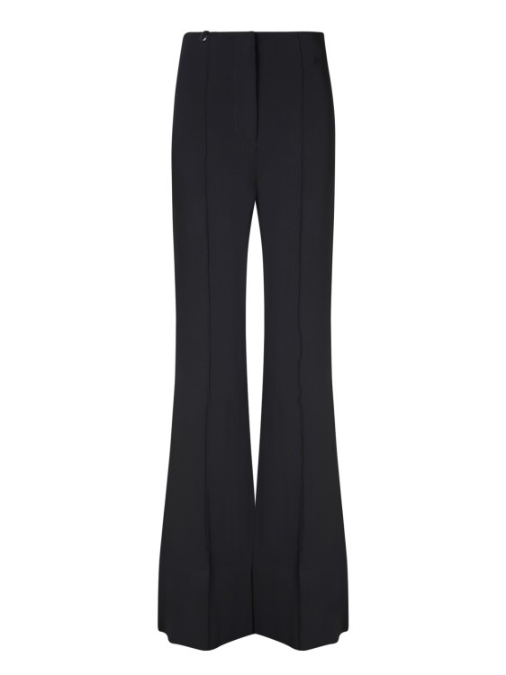 Jacquemus Flared Trousers In Black