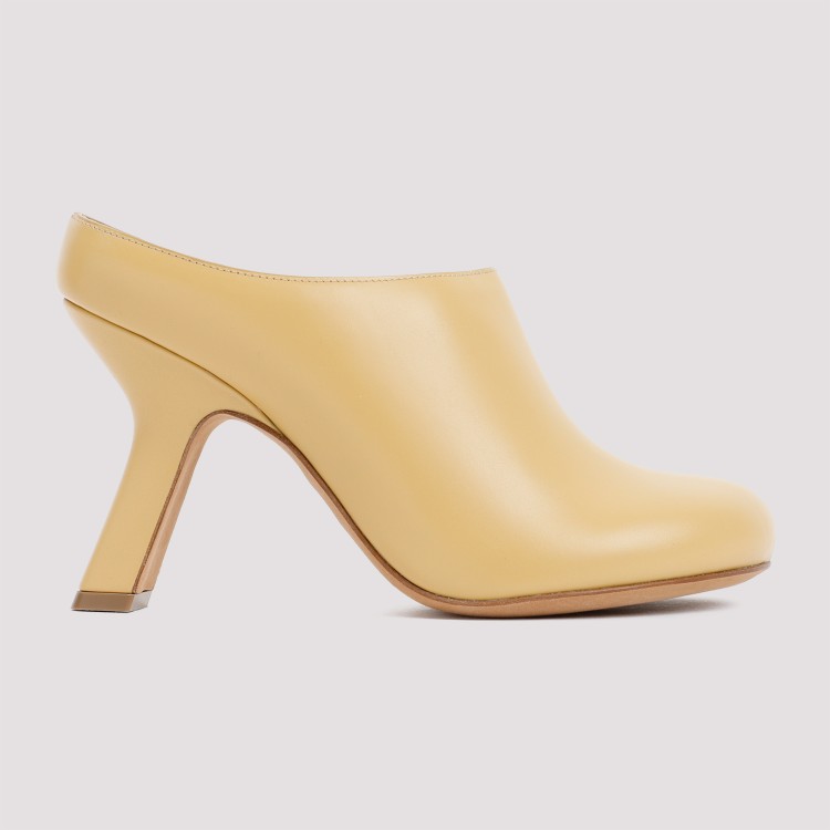 Loewe Terra 100 Leather Mules In Brown