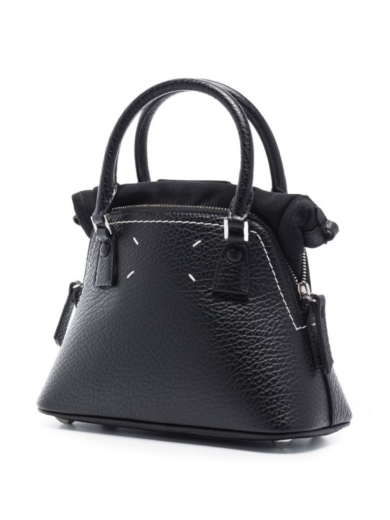 Shop Maison Margiela 5ac Mini Tote Bag In Black