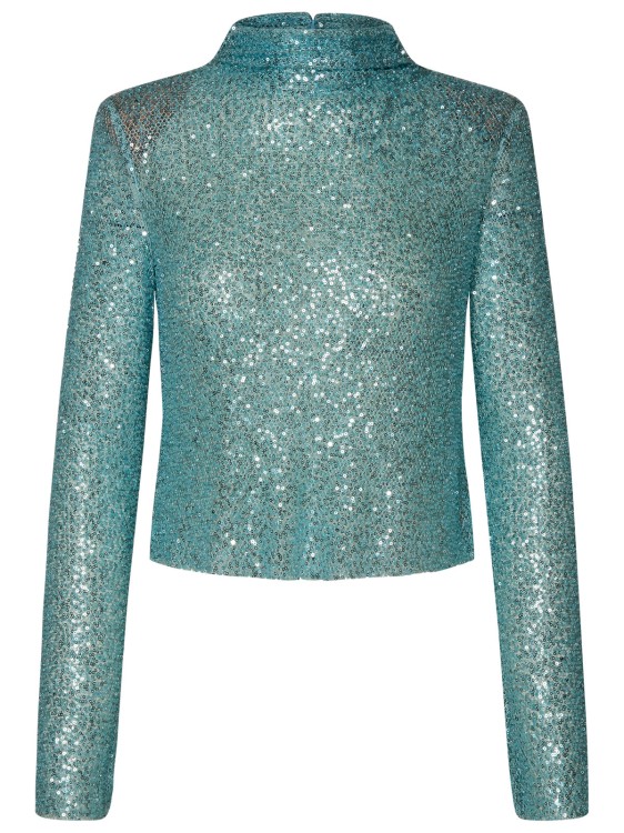 Marc Jacobs (the) Aquamarine Polyamide Top In Blue