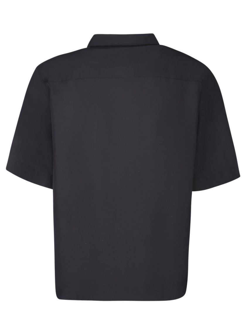 Givenchy Chemise Zippée À Détail 4g In Black