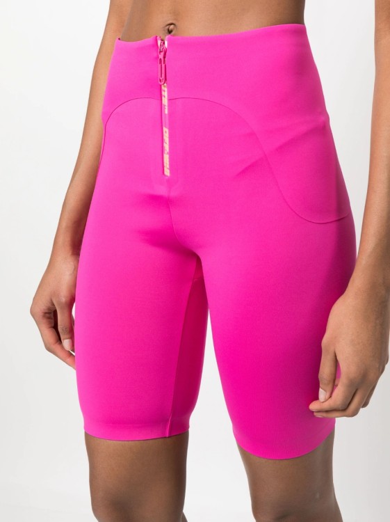 Shop Off-white Pink Cycling Tights
