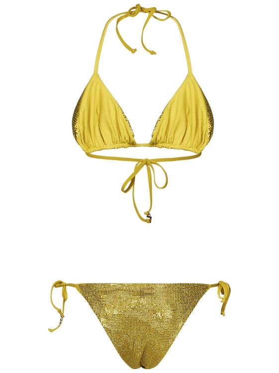 Shop Fisico Citron Yellow Lycra Bikini