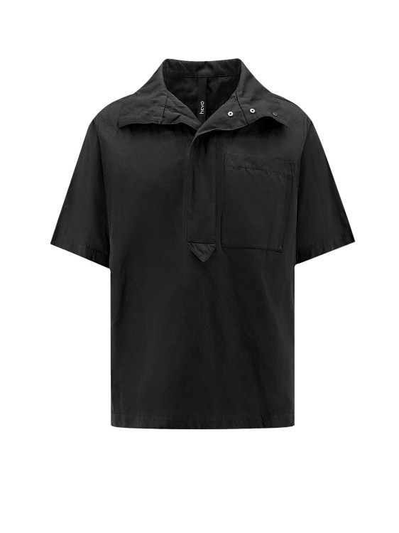Shop Hevo Cotton And Metal Shirt In Black