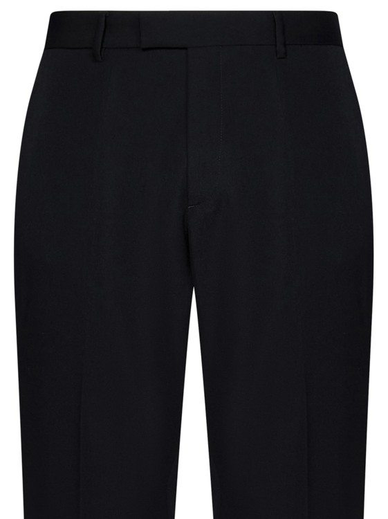 Shop Off-white Black Cropped Trousers