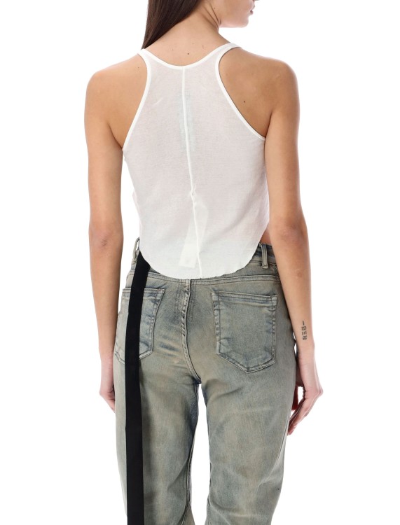 Rick Owens Drkshdw Drkshdw By Rick Owens Cropped Tank Top In White