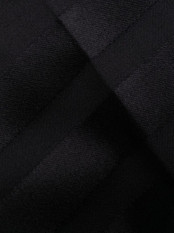 Shop Thom Browne Cropped 4-bar Stripe Wool Trousers In Black