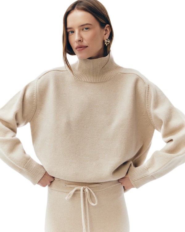 Ether Libra Sweater In Neutral