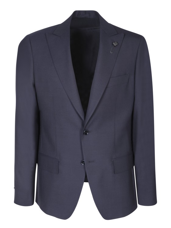 Shop Lardini Wool Suit In Grey