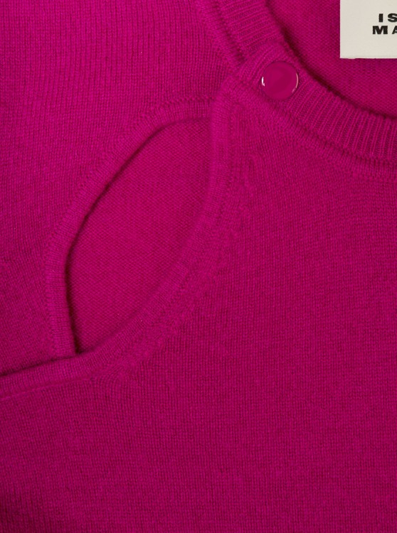 Shop Isabel Marant Pink Velen Knitwear