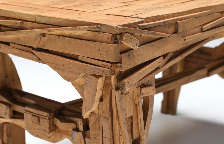 Shop Unknown Rustic Wabi-sabi Coffee Table, Studio Campana, Brazilian Influence, 1900's In Not Applicable