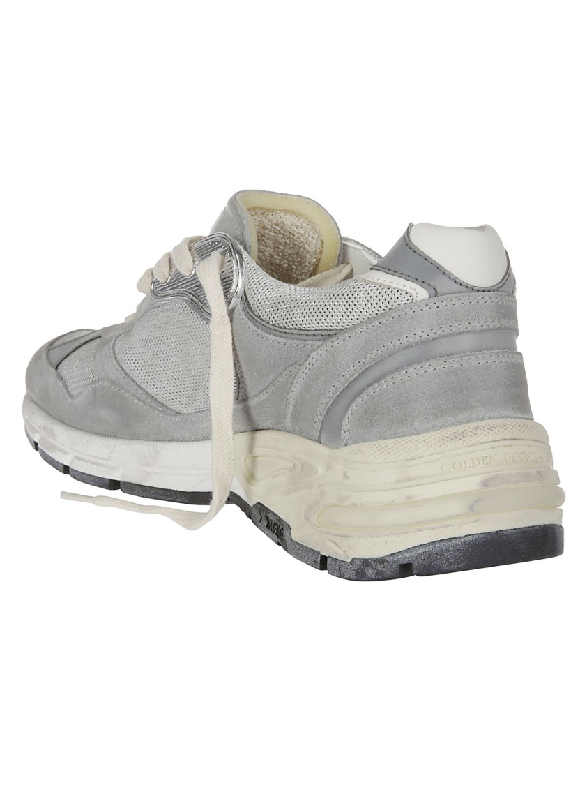 Golden Goose Dad-star Running Trainers In Grey
