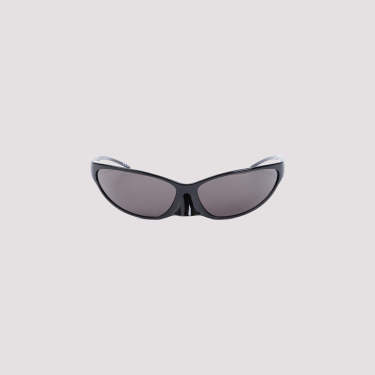 Shop Balenciaga Black 4g Cat Sunglasses In Grey