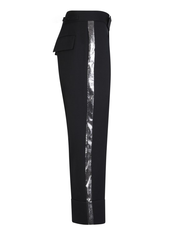 Shop Sapio Ankle-length Tuxedo Trousers In Black
