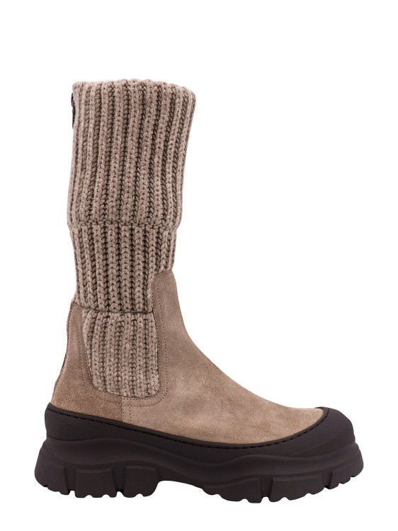 Dior Naughtily-D Suede Resille Boots Golden Brown 30 For Sale at