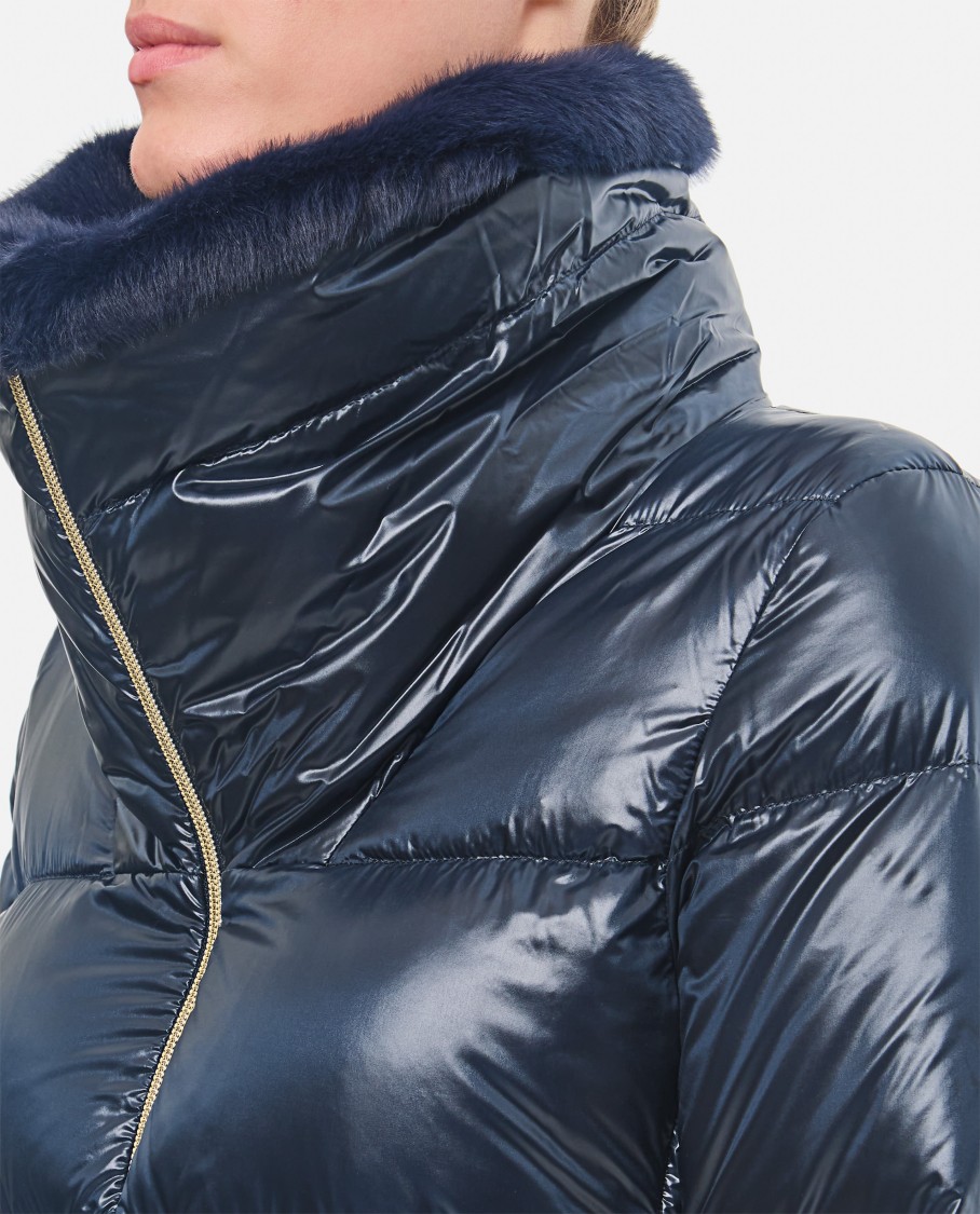 Herno Ultralight Nylon Down Jacket In Grey