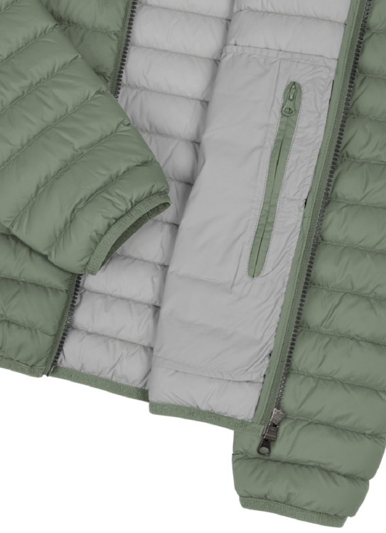 Shop Colmar Originals Padded With Light Natural Down Jacket In Green
