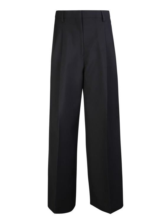 Burberry Tailored Black Trousers In Neutrals