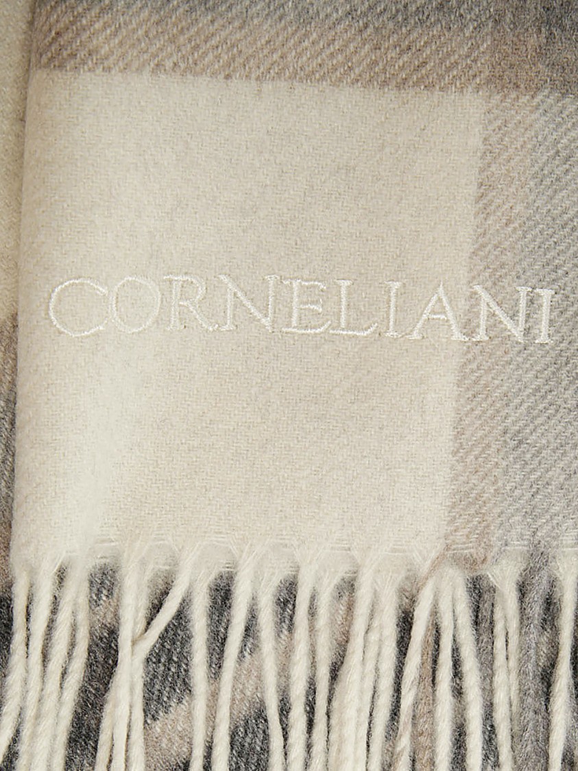 Corneliani Scarfs In Neutrals