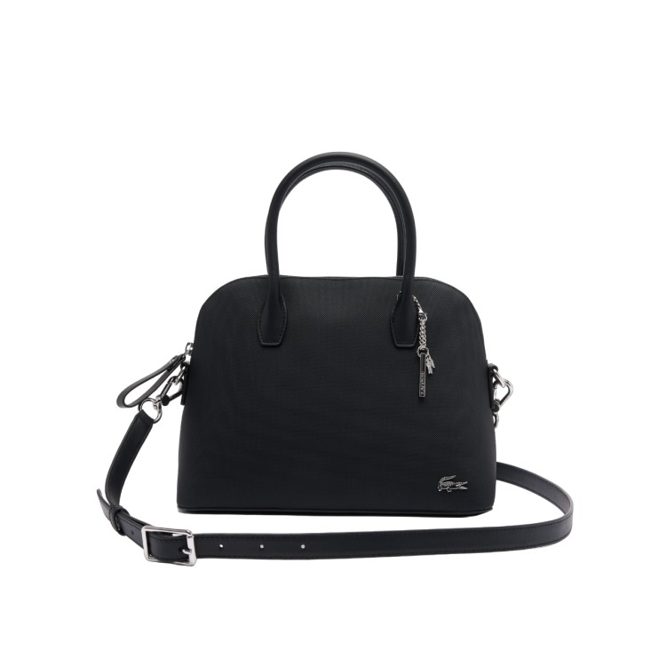 Shop Lacoste Black Canvas Bag