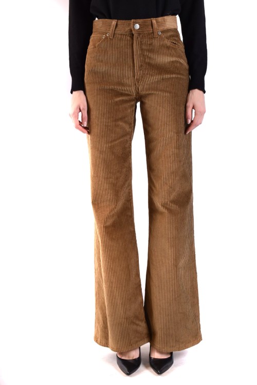 Dondup Brown Flared Leg Jeans In Brown