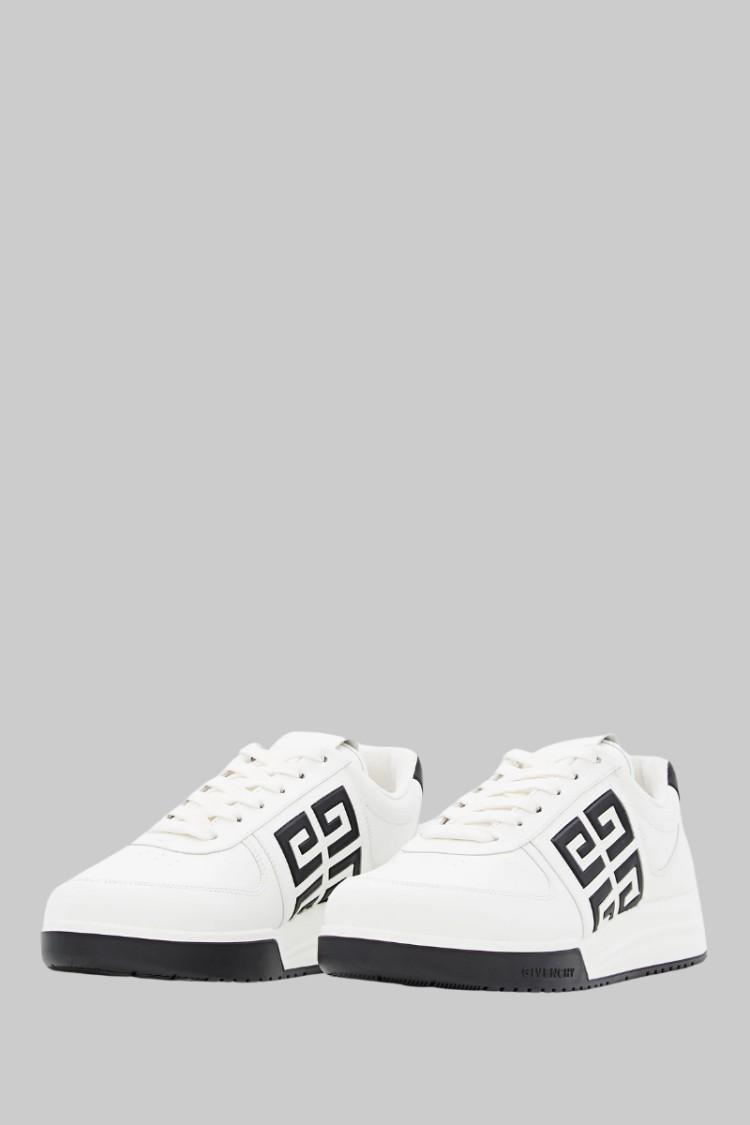 Givenchy G4 Leather Sneakers In White
