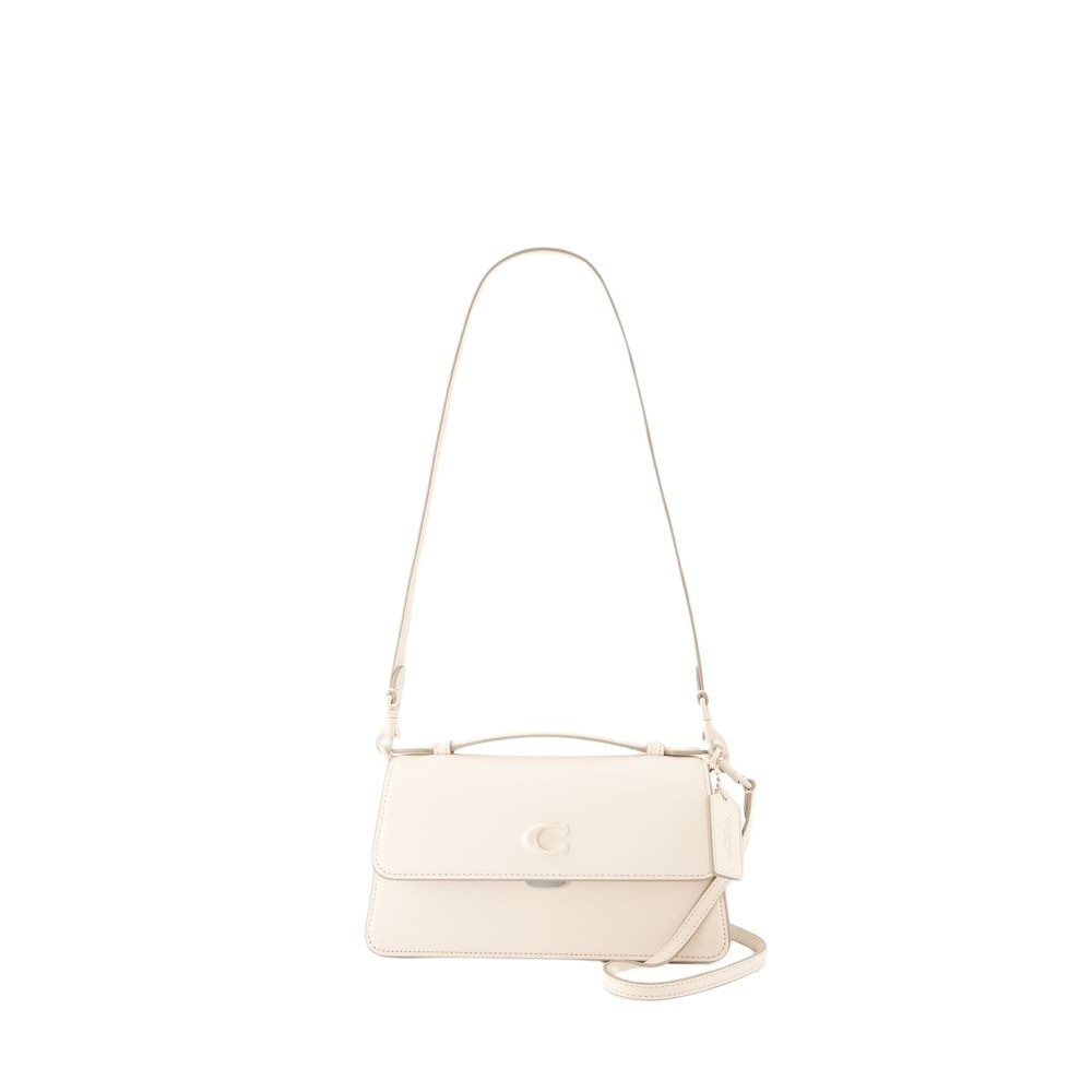 Shop Coach Juno Crossbody - Leather - Beige In Neutrals