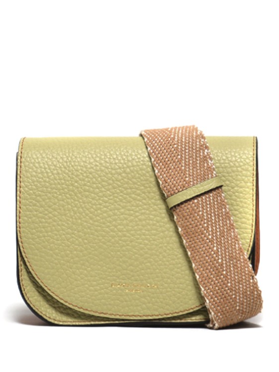 Gianni Chiarini Soft Green Hammered Leather Handbag