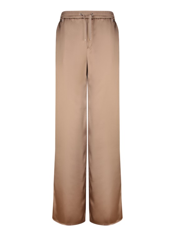 Shop Herno Satin Loose-fit Trousers In Pink