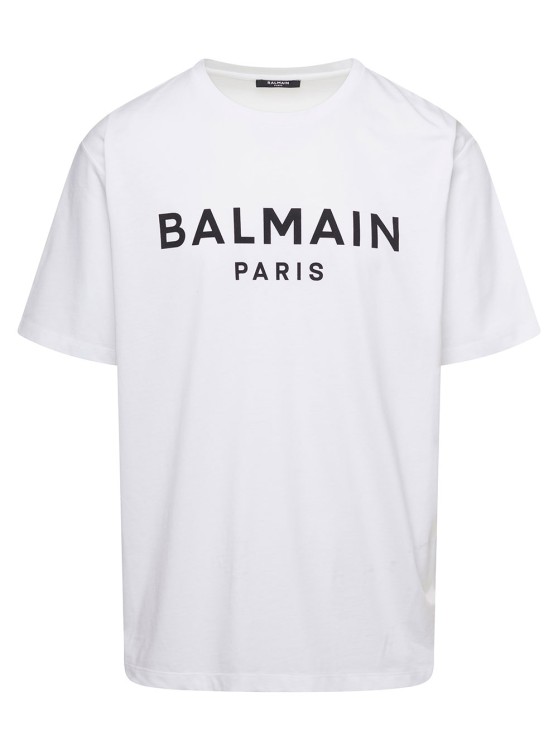 Balmain White Crewneck T-shirt