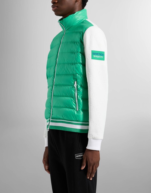 Shop Duvetica Moglio Hybrid Jacket In Green