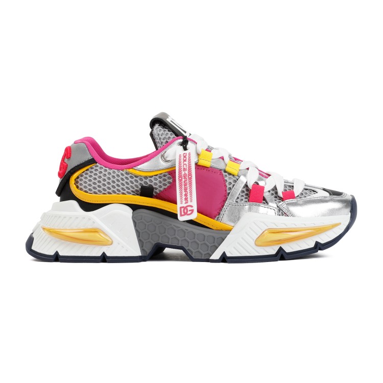 Dolce & Gabbana Multicolor Air Master Sneakers In Grey