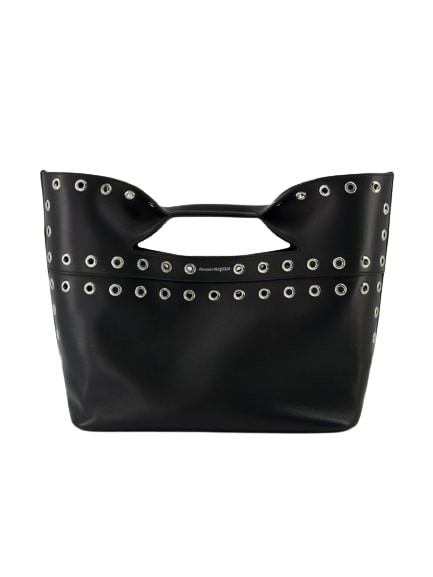 Alexander Mcqueen The Bow Small Bag  - Black - Leather