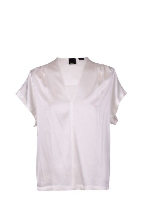 Pinko White Silk Shirt