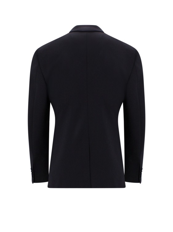 Shop Dolce & Gabbana Wool And Silk Tuxedo Jacket In Black