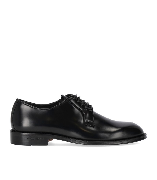 Shop Dsquared2 D2 Classic Black Derby Shoe